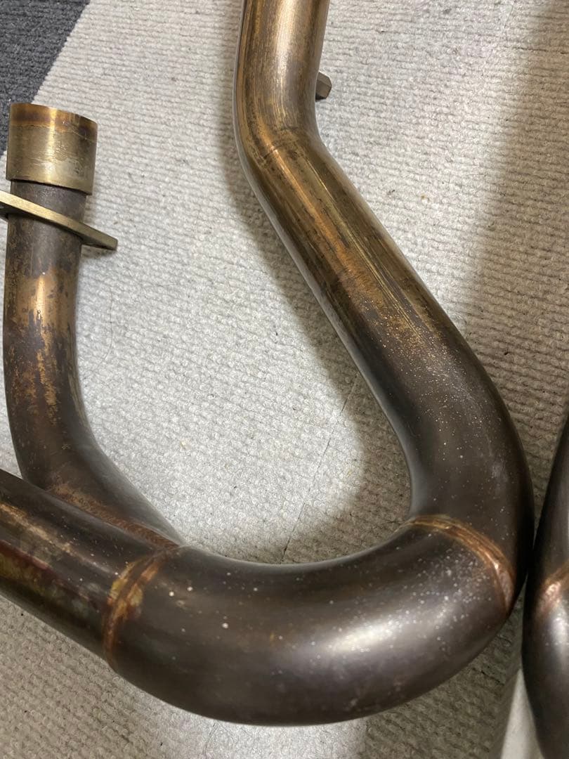 ステンレス マフラー 傷あり　XR250 部品あり