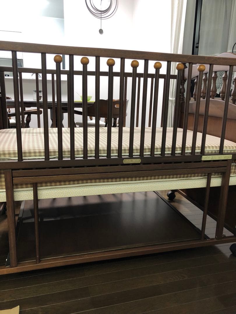 集金兵　　木製ベビーベッド 日本製