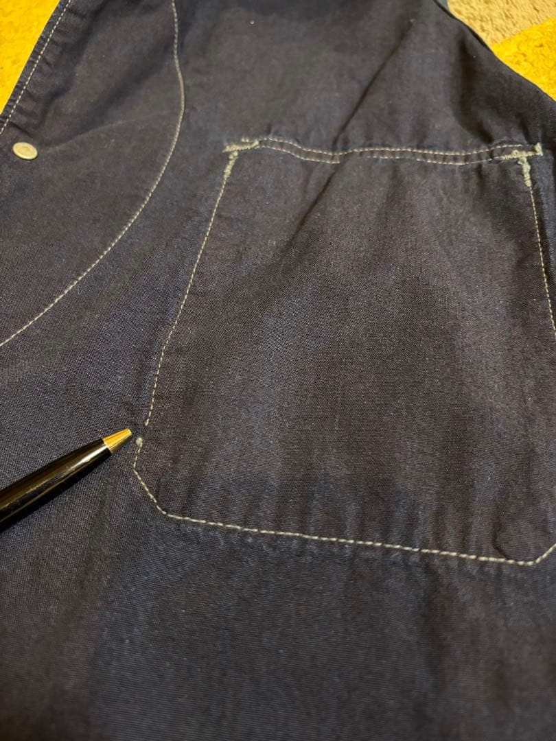 ポストオーバーオールズ ロイヤルトラベラーベスト 定価42,900円ネイビー L