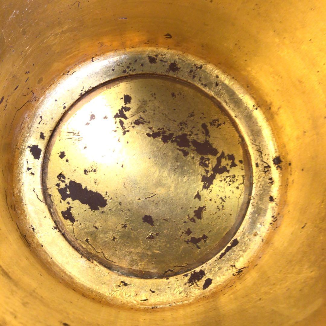 Ｎ９９１　皆具　『金工師　剛章造』『唐銅皆具』『水指　建水　蓋置　杓立』　共箱