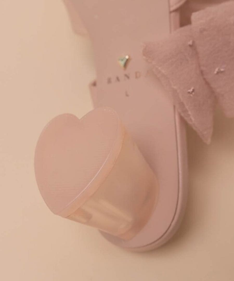 【HEART collection】シアーリボンミュールパンプス 箱あり