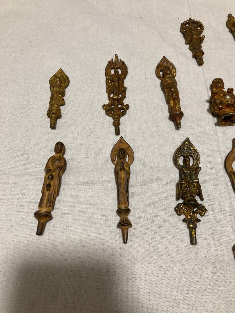 仏像 15点セット 銅製 約6㎝