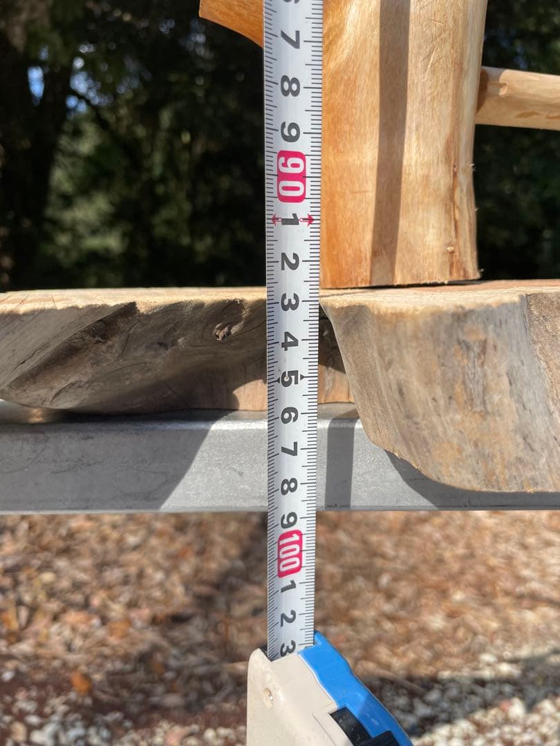 国産ヒノキ　鳥用止まり木　中型インコ用　スタンド　約100センチ