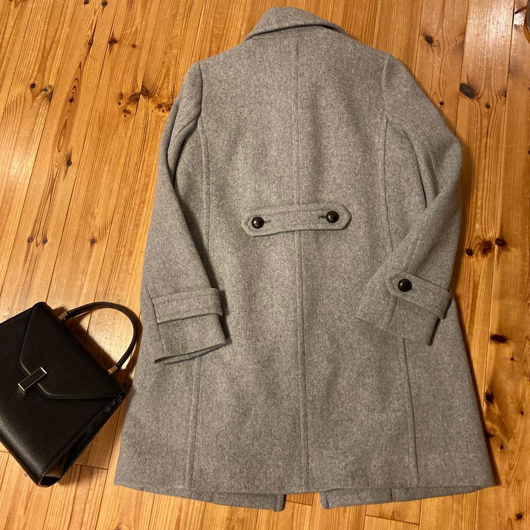 可愛く品が良い上質なMACKINTOSH PHILOSOPHY コート グレー