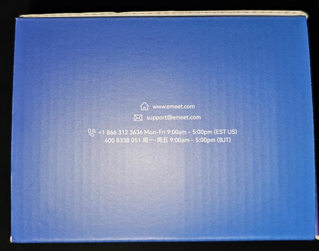 EMEET S600L 4K Webカメラ リングライト一体型 USB接続