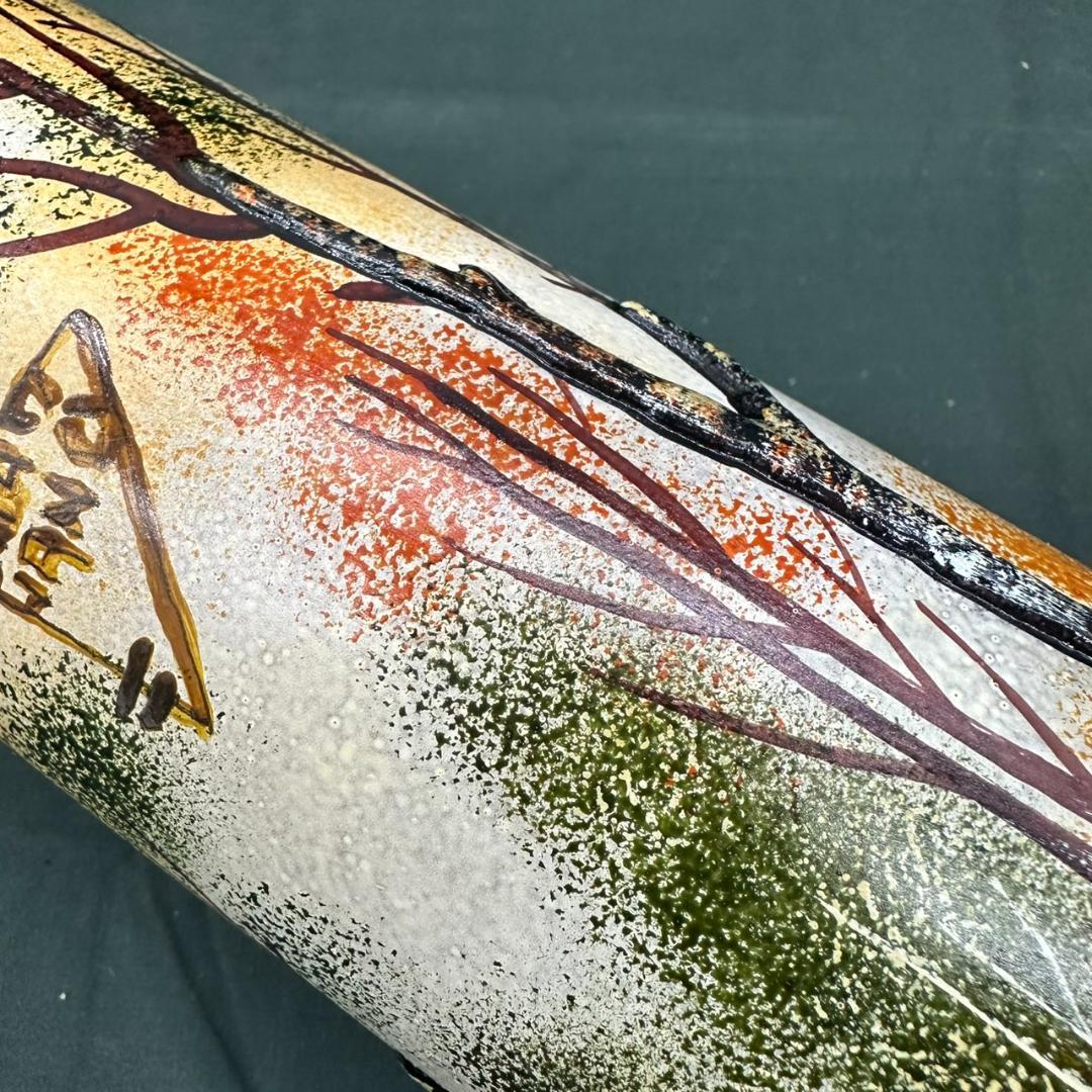 ドームナンシー 筒型 大　卓上証明　高さ22cm 被せガラス　アンテルカレール