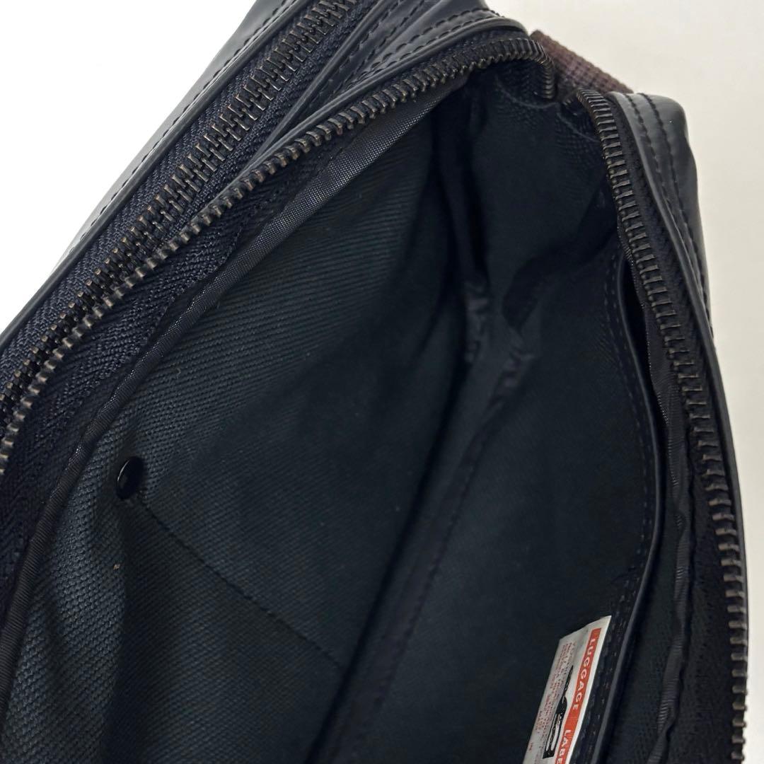 【美品】Porter 吉田カバン LUGGAGE LABEL 赤バッテン