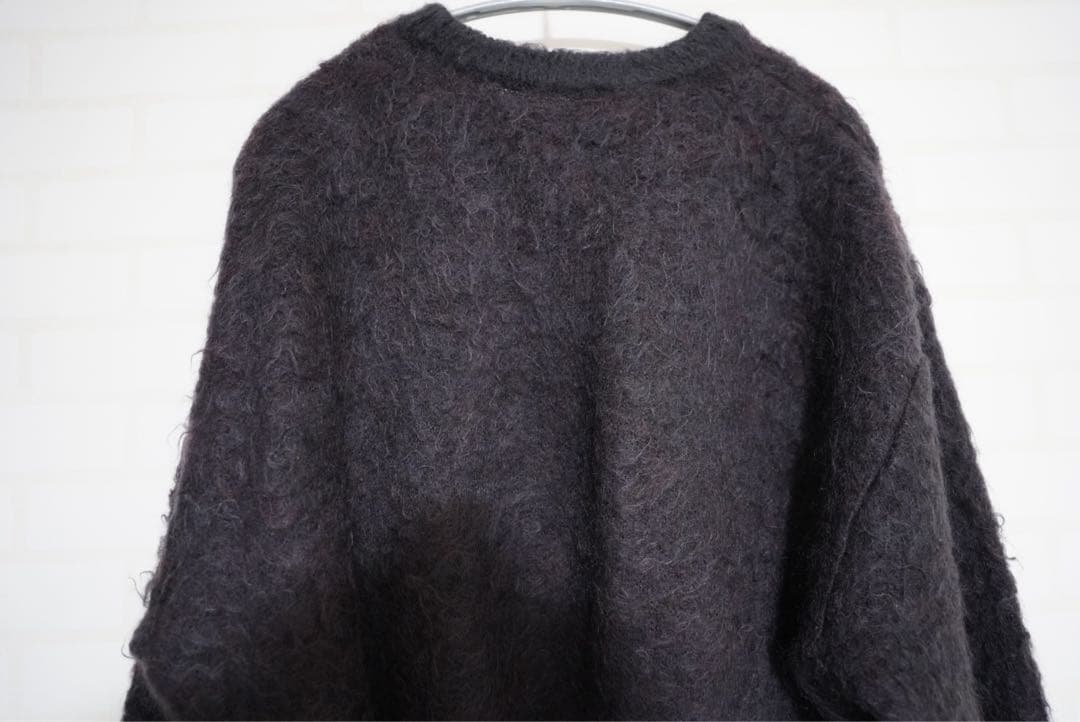 トップス YOKE 4COLOR MIX JACQUARD MOHIAR CREWNECK