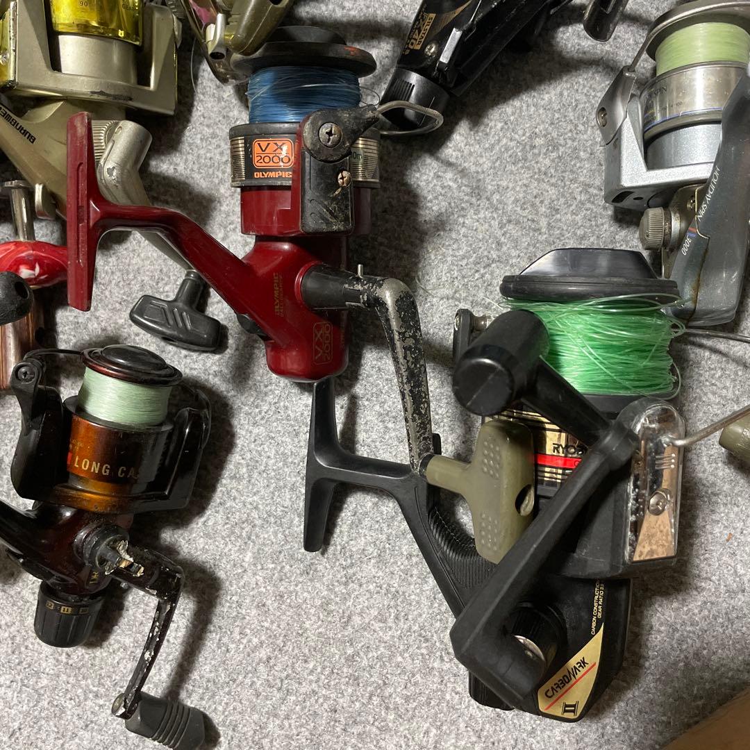 釣具　リール　まとめ売り　スピニングリール ベイトリール　セット