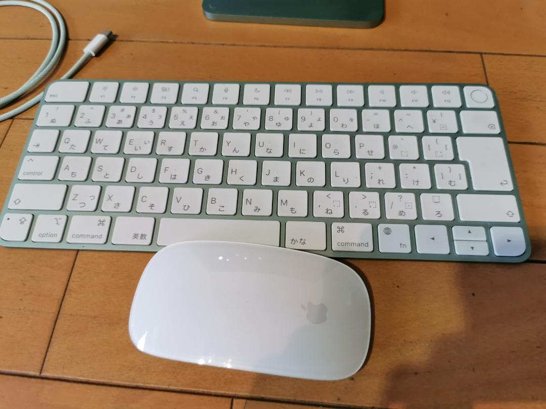 【使用14日21hのみ】iMac 24インチ M1 グリーン 純正箱・付属品完備