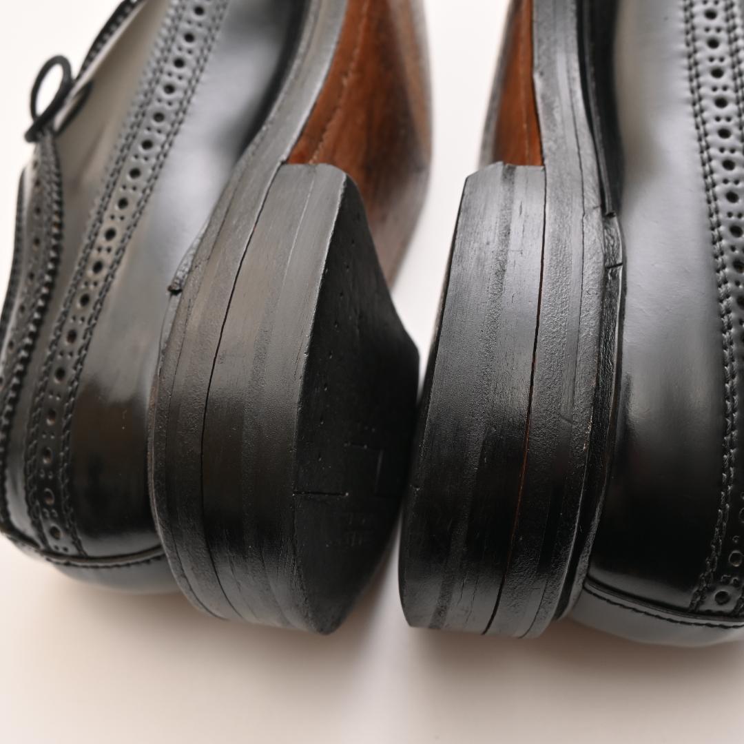 し*様 【24cm】REGAL リーガル ウイングチップ レザー シューズ ブラ