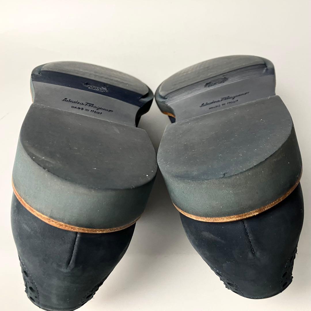 【良品】Salvatore Ferragamo ダブルモンク　ドレスシューズ 9