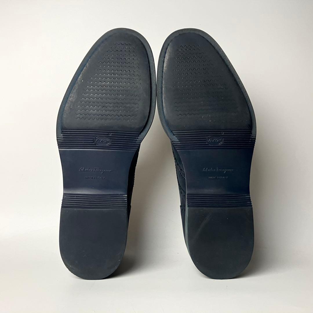 【良品】Salvatore Ferragamo ダブルモンク　ドレスシューズ 9