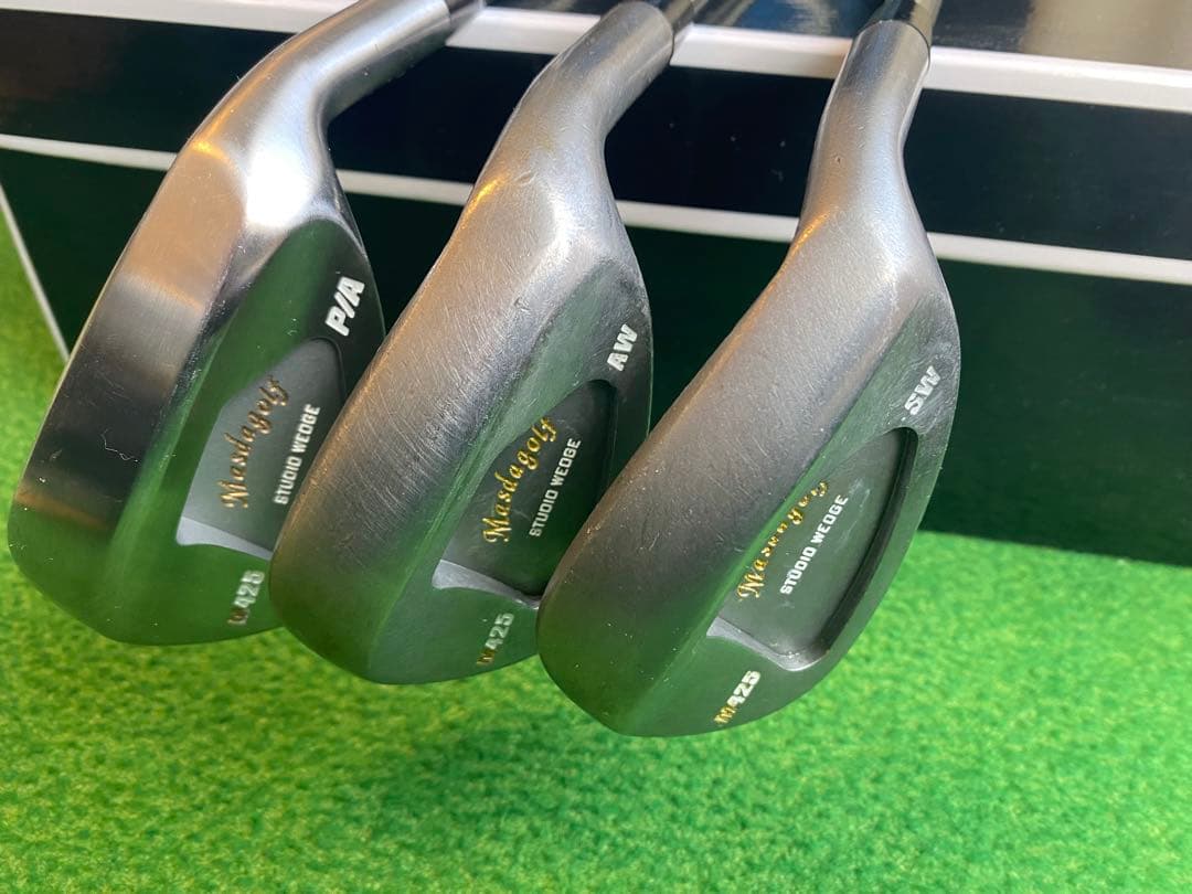 【名器】マスダゴルフ M425 ノーメッキ P/A AW SW 3本セット