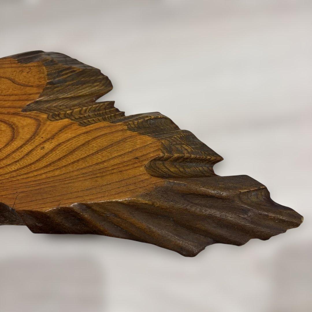 長さ95センチ　長い置き台　置台　花台　木の切り株　盆栽台　一枚板