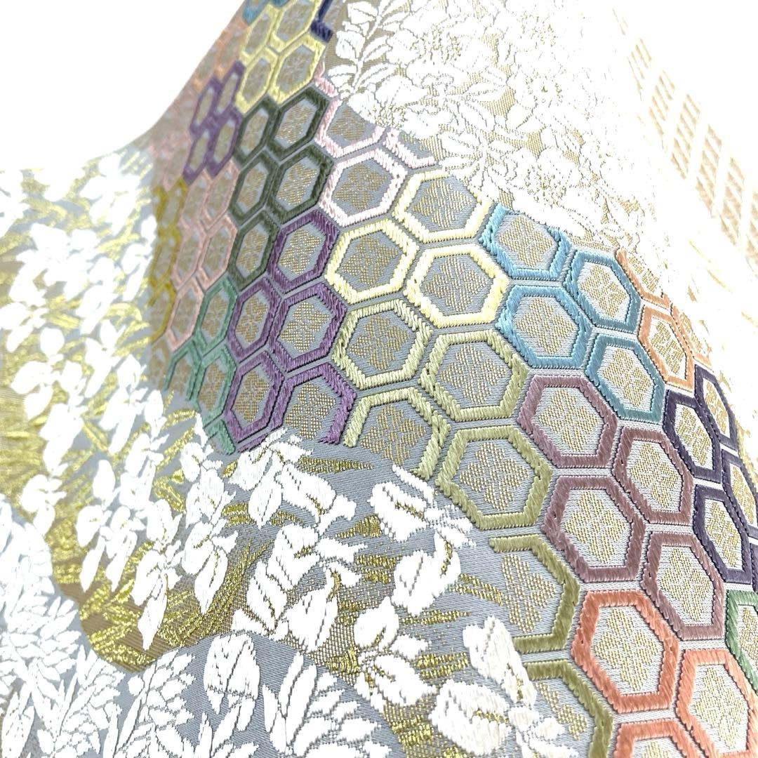 専用帯6223 6116 二点セット ●丸勇謹製 高級 正絹 六通 袋帯