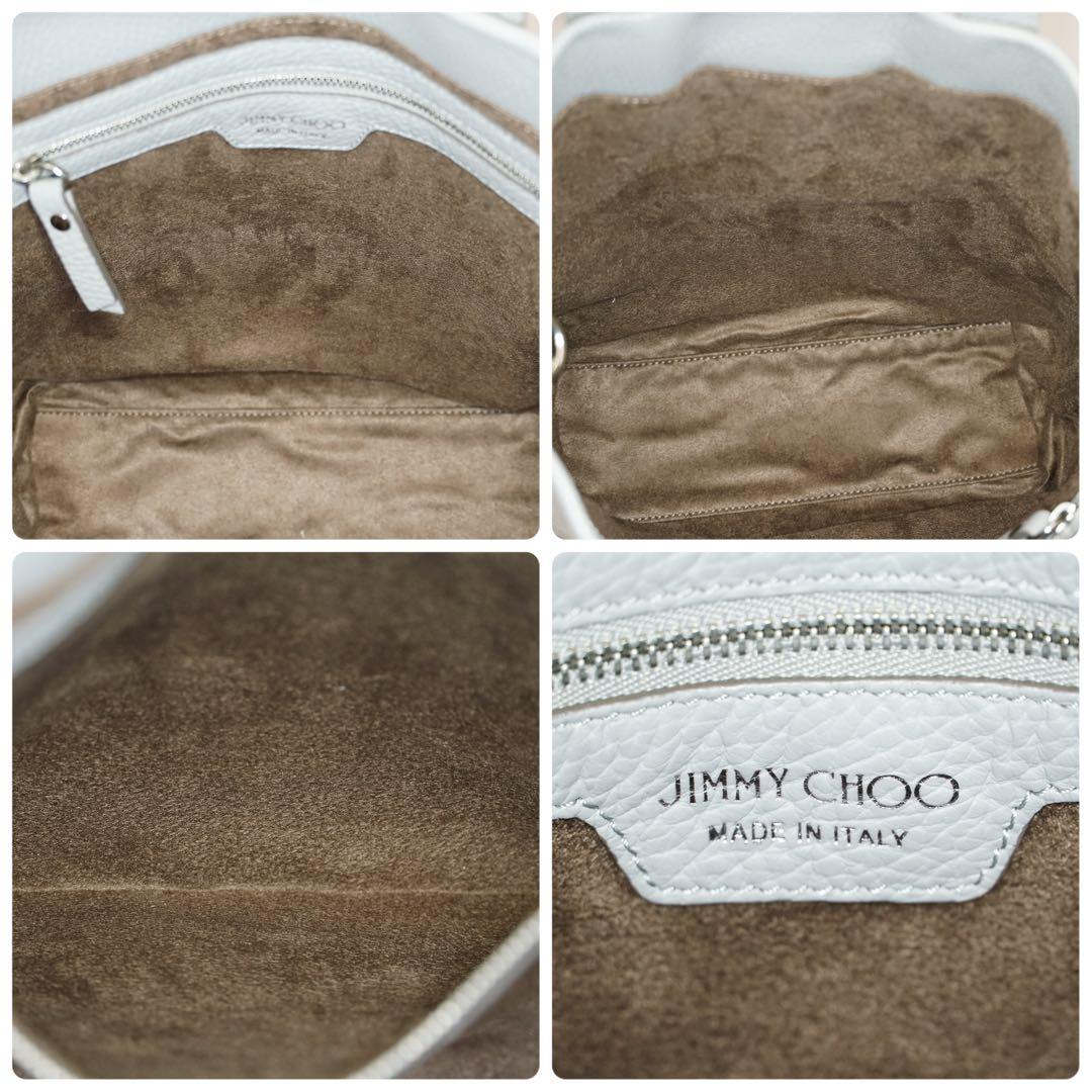 【極美品✨】ジミーチュウ ソフィア 2wayバッグ レザー グレー