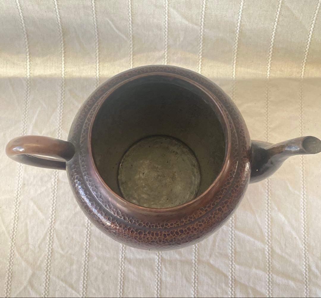 【名品】玉川堂 鎚起銅器 急須 銅製 伝統工芸 刻印あり
