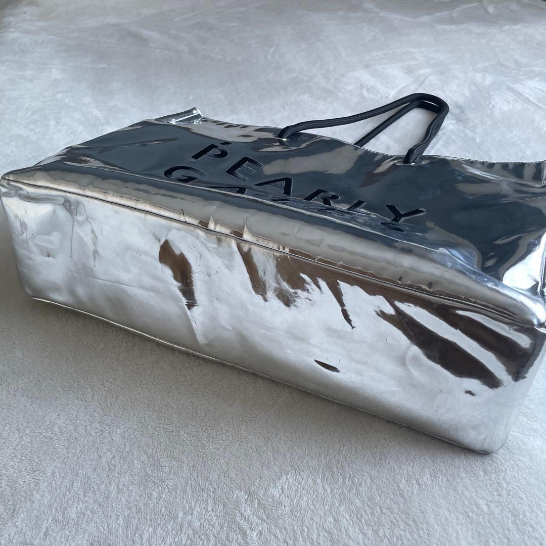 PEARLY GATES シルバー ショッパー風ロッカーバッグ