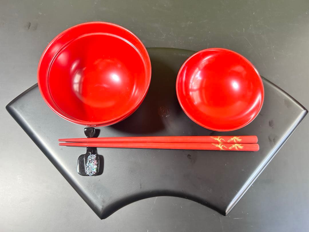 漆器　吸い物椀　松竹梅　5個セット