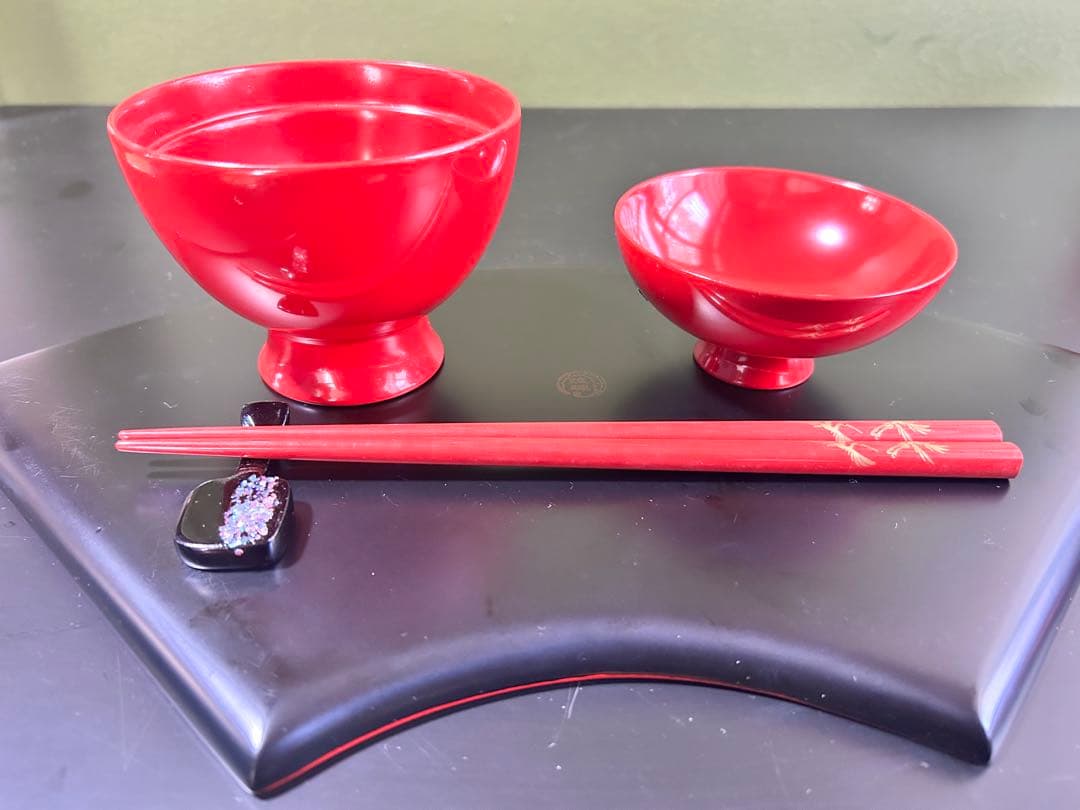 漆器　吸い物椀　松竹梅　5個セット