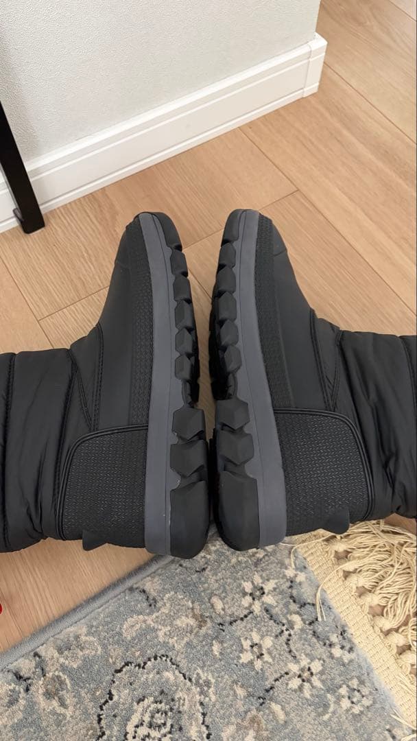 HUNTER ブラックブーツ　US8 24.5cm相当