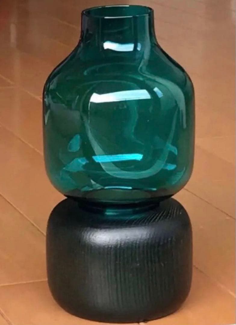 スウェーデンKarl Holmberg社製　ガラス　キャンドルホルダー