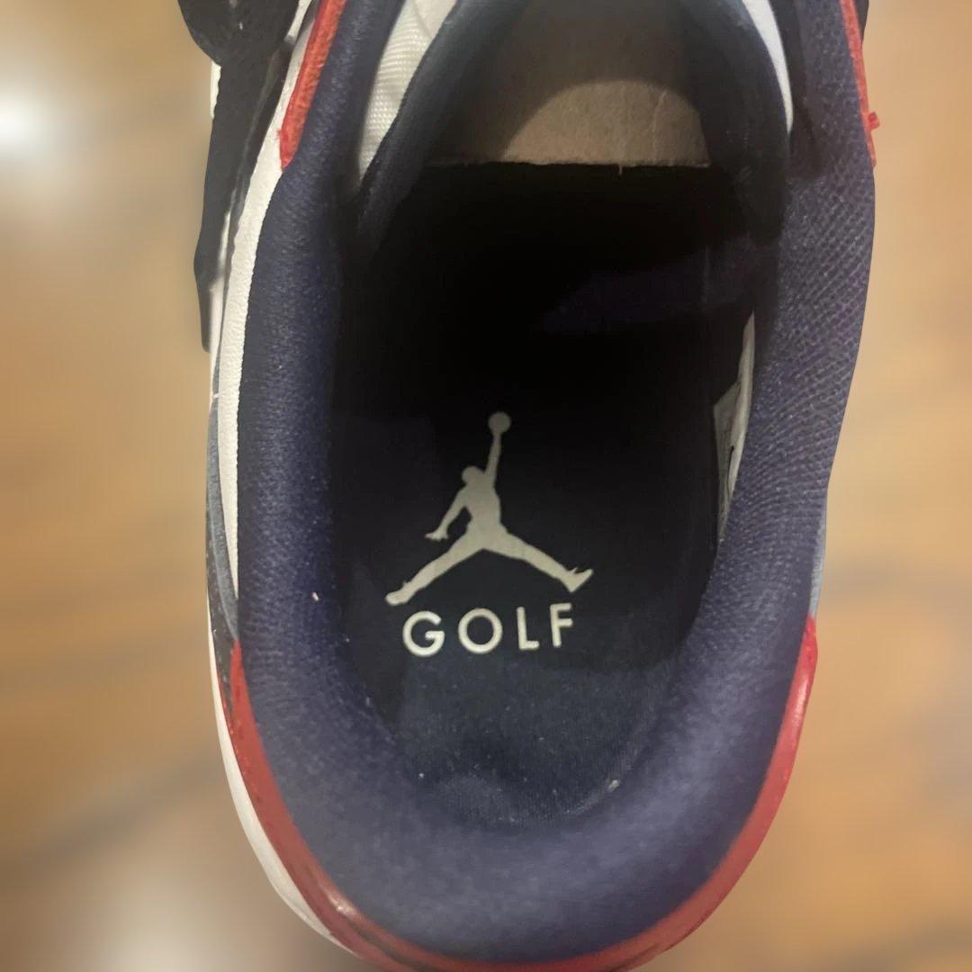 【新品未使用】ナイキエアジョーダン1ゴルフ　トリコロールカラー　25.5cm