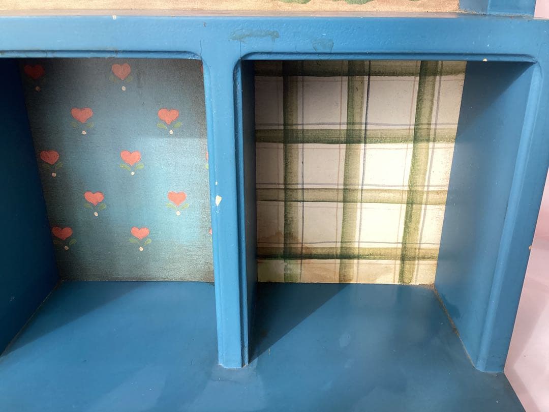 ラガディ・アン&アンディ　カントリー雑貨　収納棚　アンティーク　トールペイント風