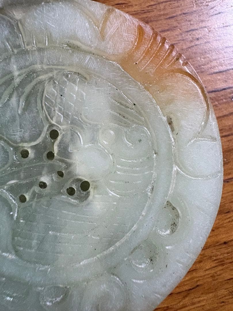 石？玉？の中国的置物　中国美術　2点まとめて5.5cm 51gと50g