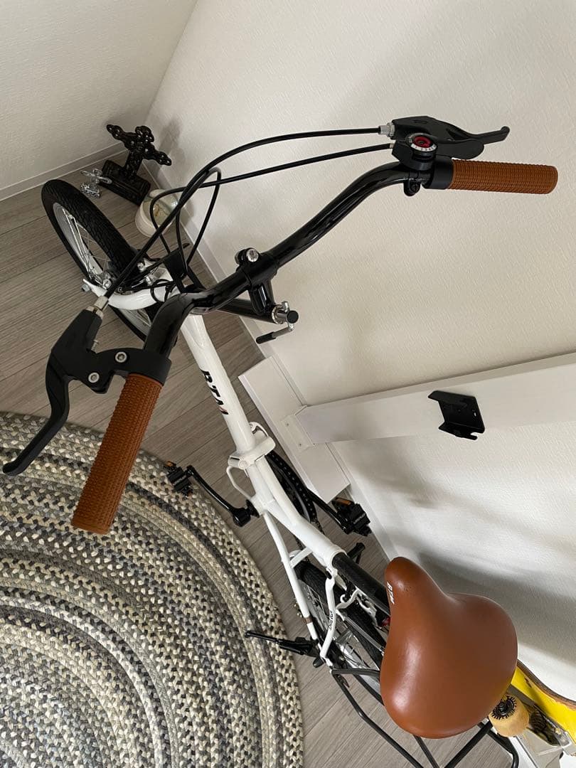 送料込み! 折りたたみ自転車　16インチ　6段ギア 【スケボー搭載可能】DIY