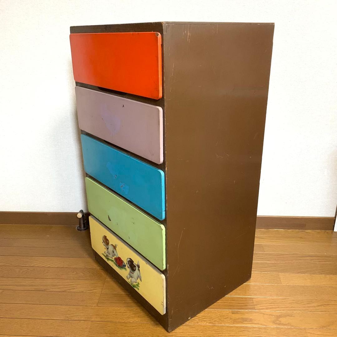 レトロ　ヴィンテージ　昭和　ベビータンス　子供用箪笥