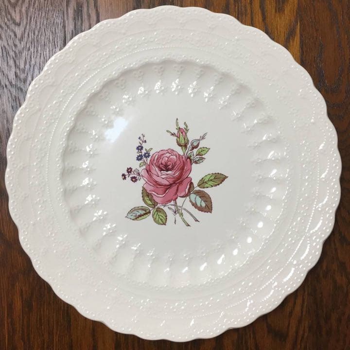 スポード☆ビリングスレイローズ ディナープレート６枚ジュエル