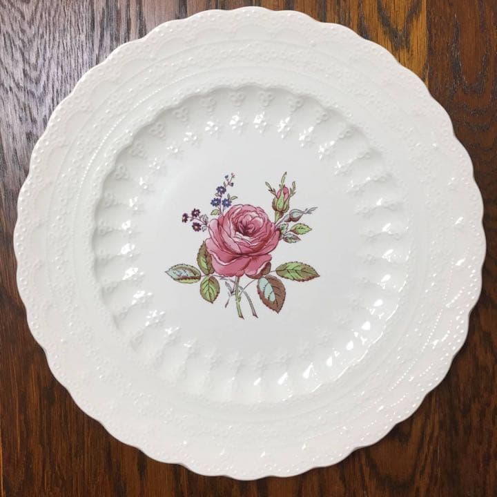 スポード☆ビリングスレイローズ ディナープレート６枚ジュエル