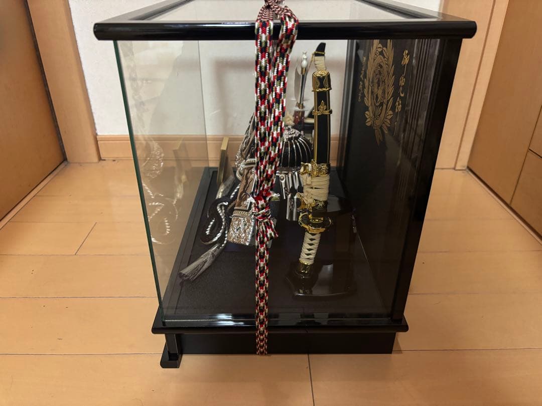 五月人形 名将　伊達政宗　ガラスケース付き