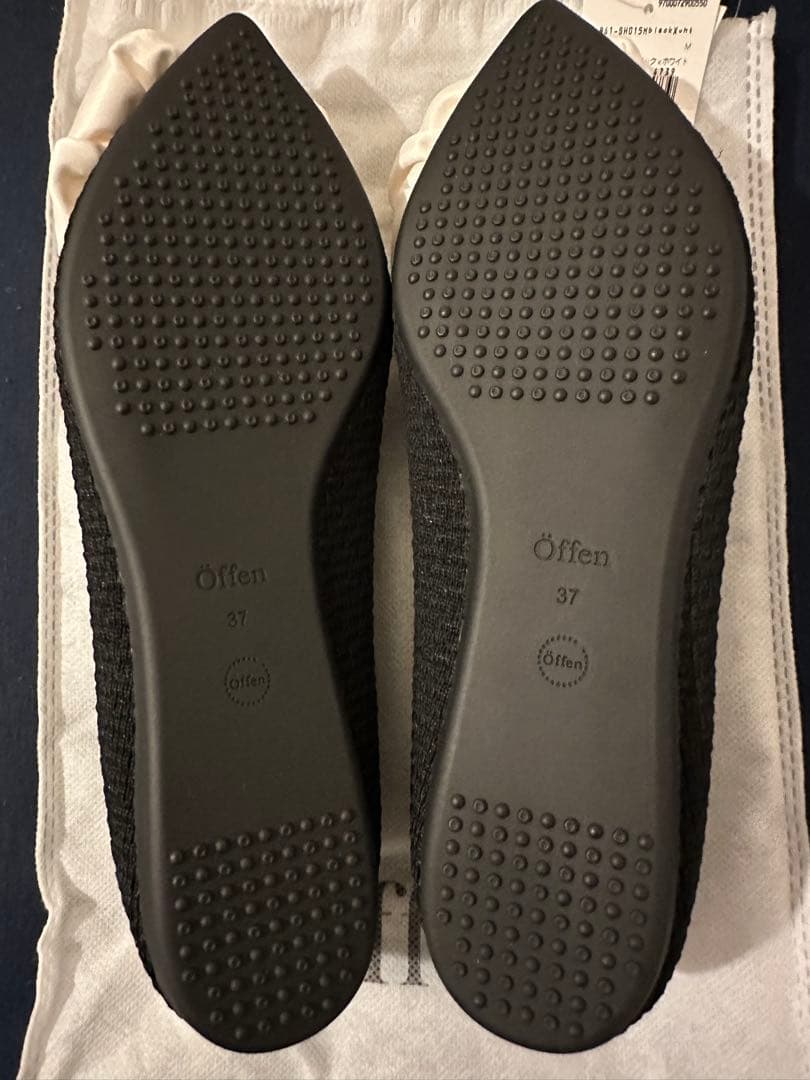 (新品ノベルティ付き)Bibiy×offen☆ローズモチーフフラットシューズ