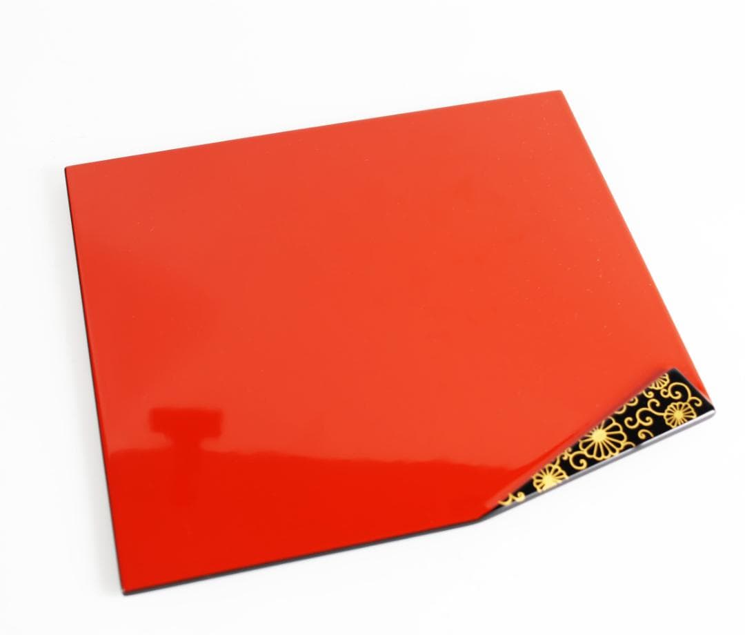 茶道具 アソベ光石謹製 前菜盆 五枚 共箱 漆塗