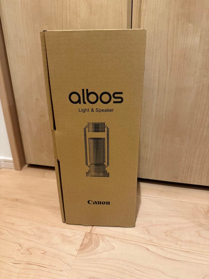 【新品/動作確認のみ】Canon アルボス albos ライト&スピーカー