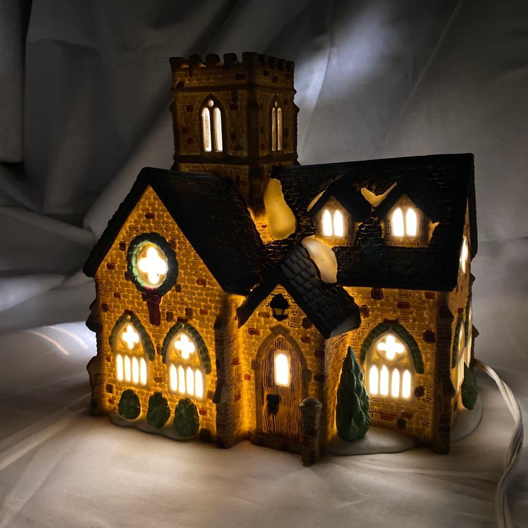クリスマス DEPARTMENT 56 \"Knottinghill Church\"1989