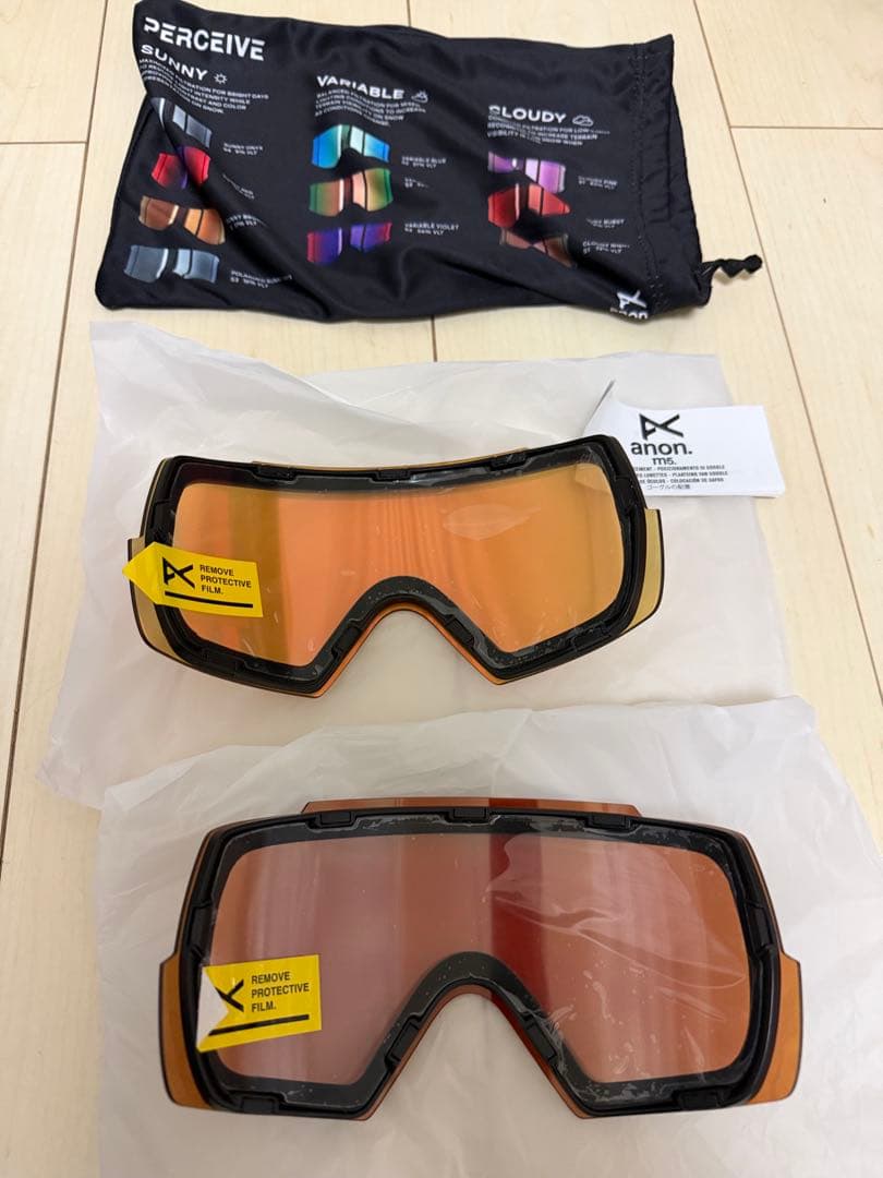 【未使用品】ANON M5S ローブリッジフィットゴーグル　フェイスマスク付