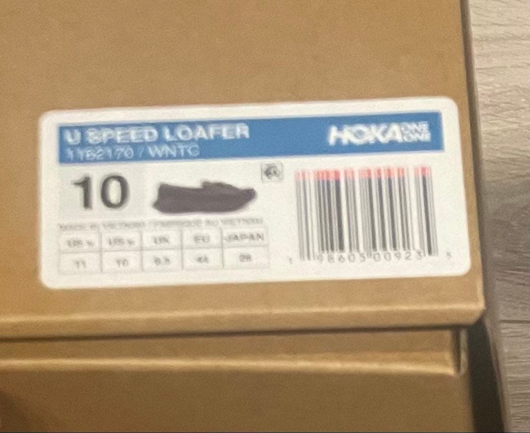 靴 hoka one U Speed loafer 28cm us10