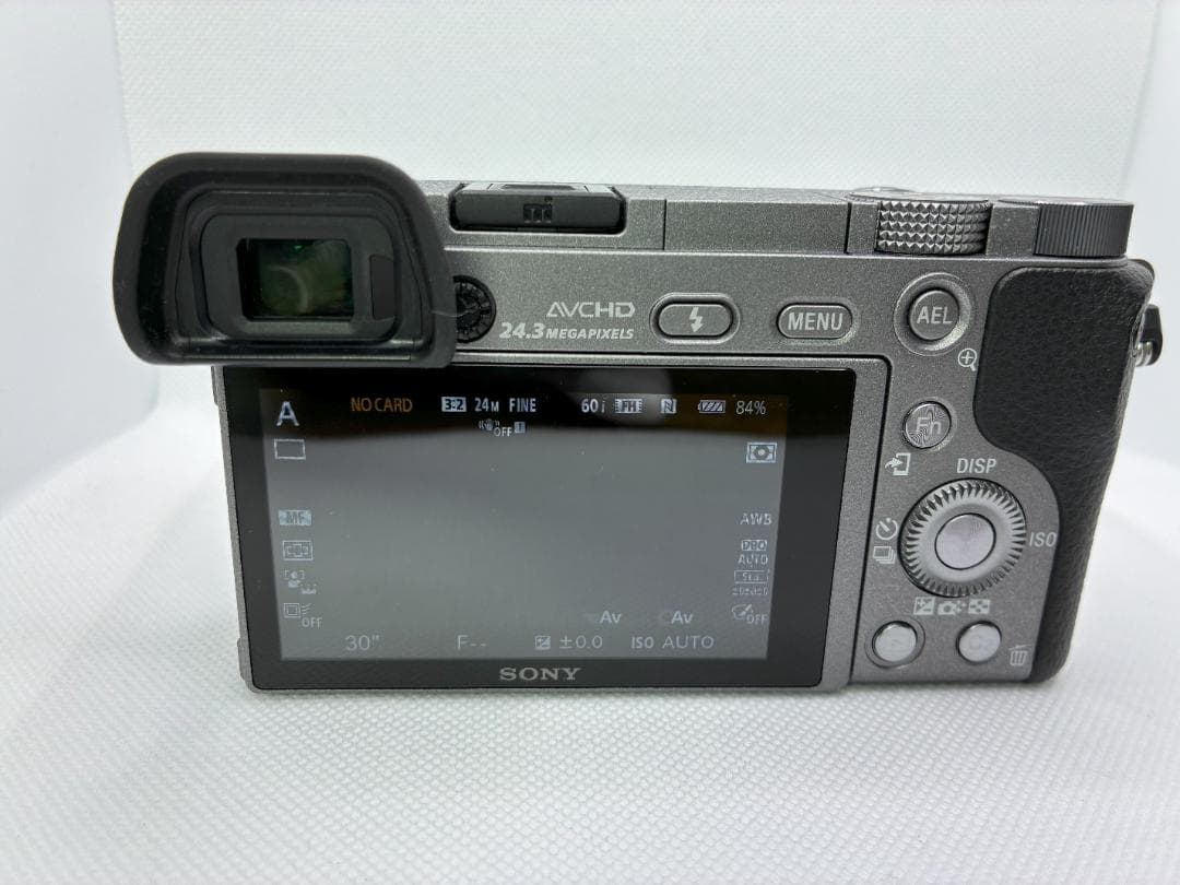 英語他多言語対応OK SONY α6000 silver ILCE-6000