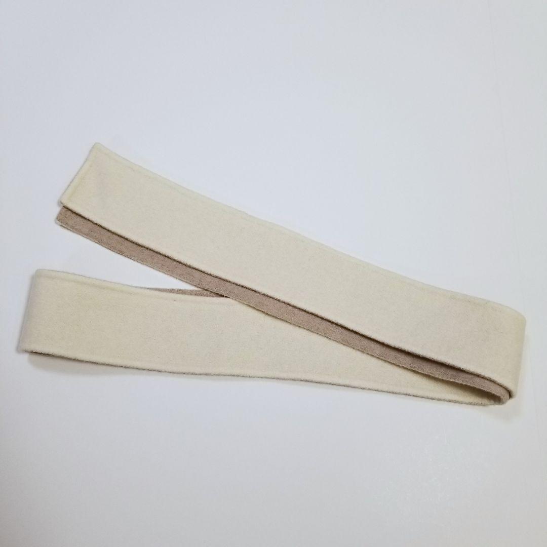 Demi-Luxe BEAMS ベルト付きリバーコート ベージュホワイト 38