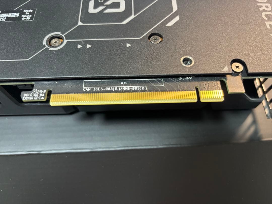 グラフィックボード・グラボ・ビデオカード ASUS RTX 4060ti DUAL 8GB