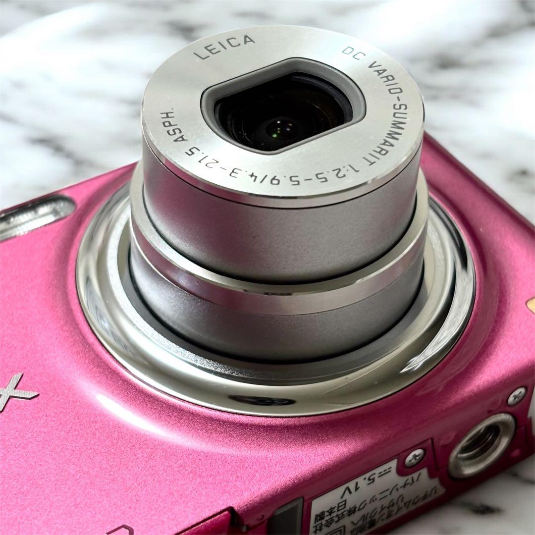 【美品】 Panasonic LUMIX DMC-FX77 ピンク コンデジ
