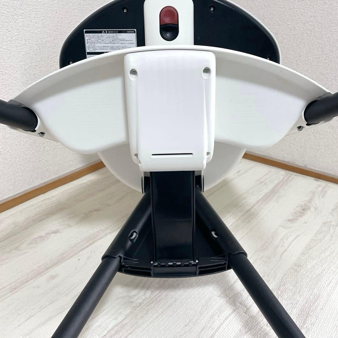 美品 BABYBJÖRN ハイチェア ベビーチェア ホワイト ブラック