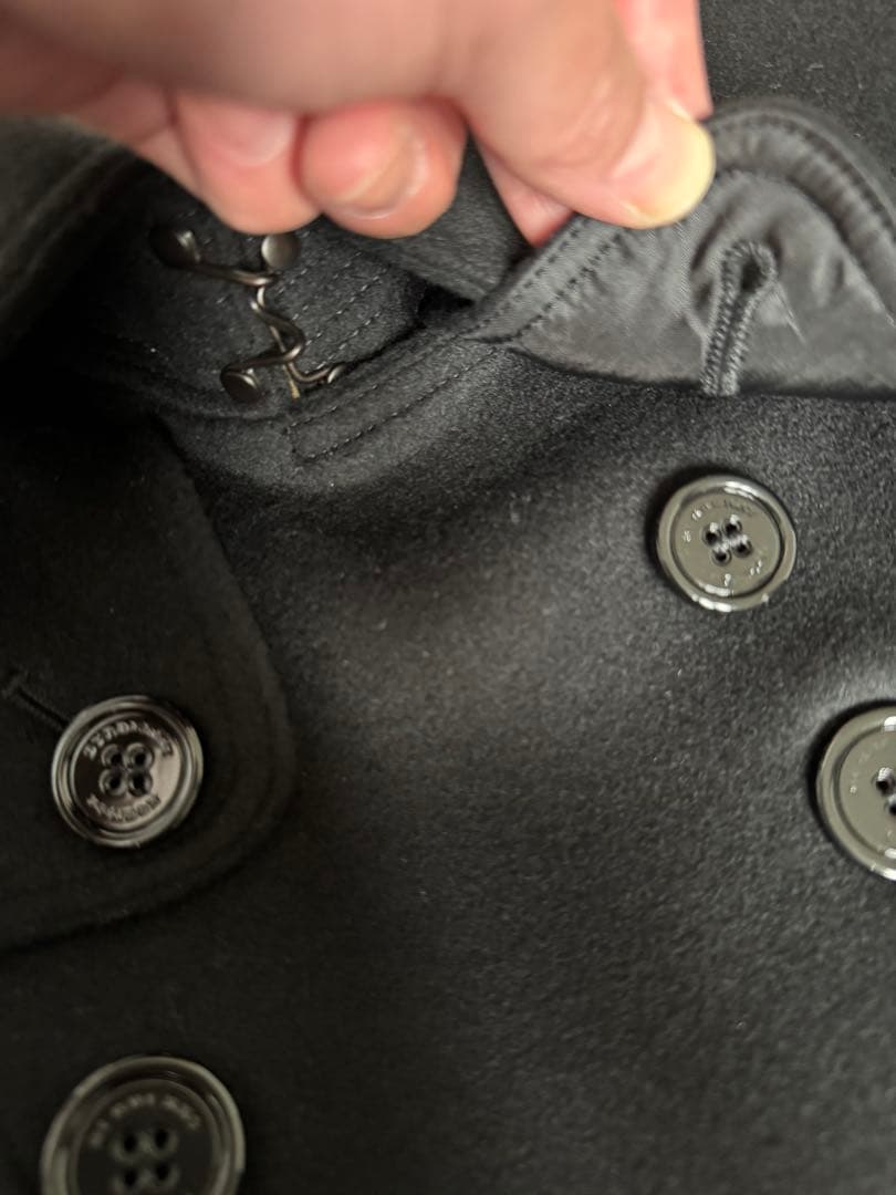 BurberryブラックウールコートXS〜Sサイズ　外での着用は無し