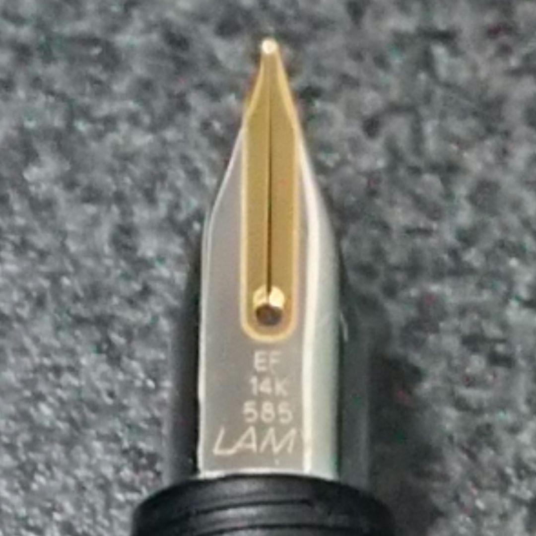 ラミー アクセント エイトリング 金ペン 万年筆 EF コンバーター×1