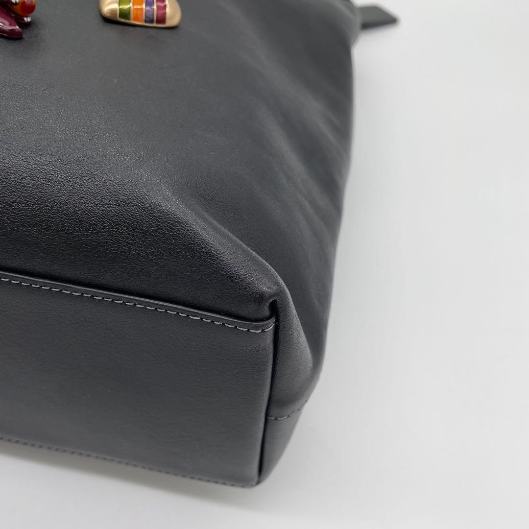 【極美品】コーチ　ブルックリン39 ワンショルダーバッグ　レザー　黒　A4可能