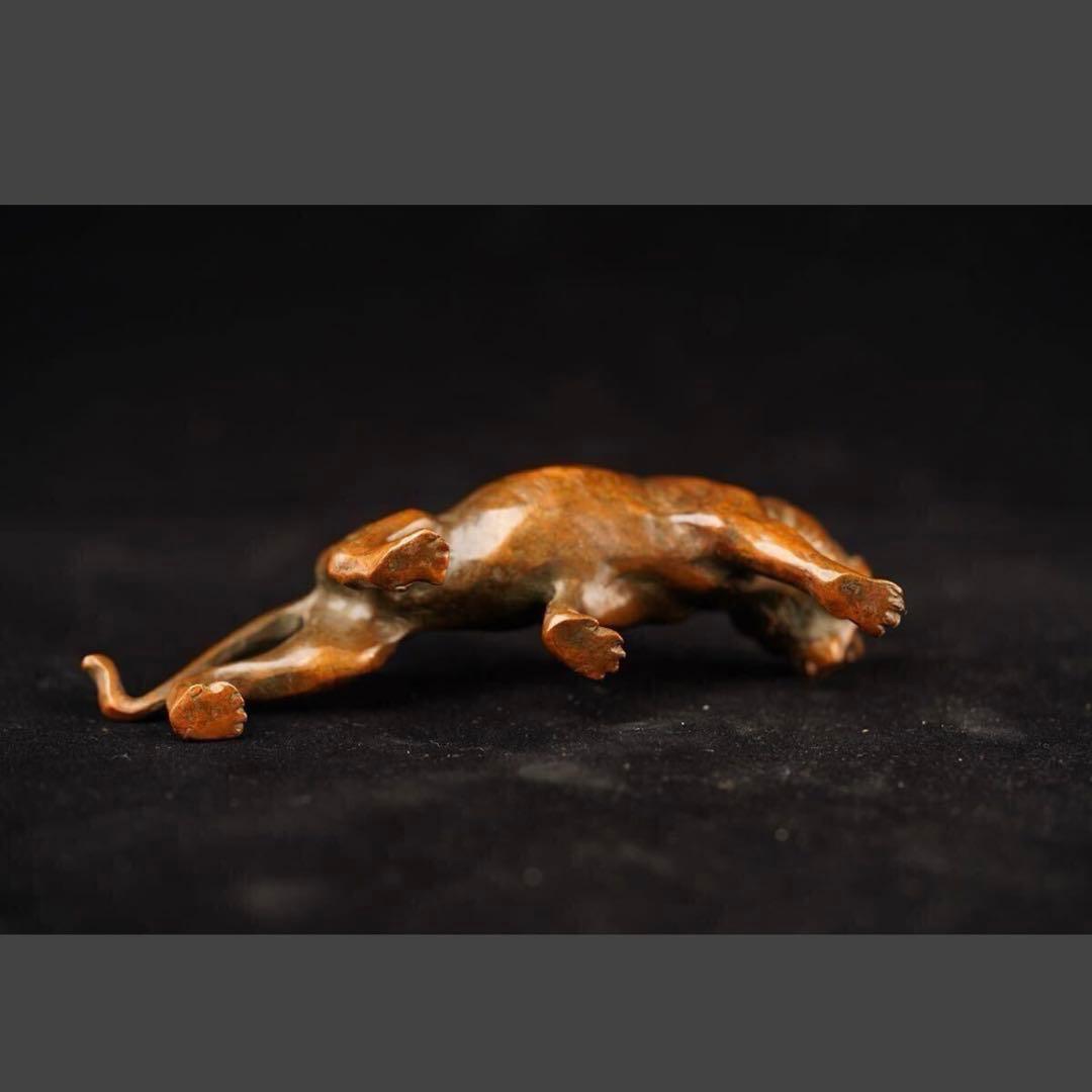 中国 古美術 瑞獣 置物 トラ
